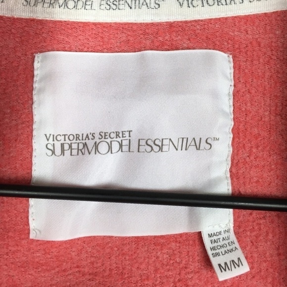 VICTORIAS SECRET Hoodie Sweatshirt Jacket Supermodel Essentials Bling Medium - Picture 8 of 14